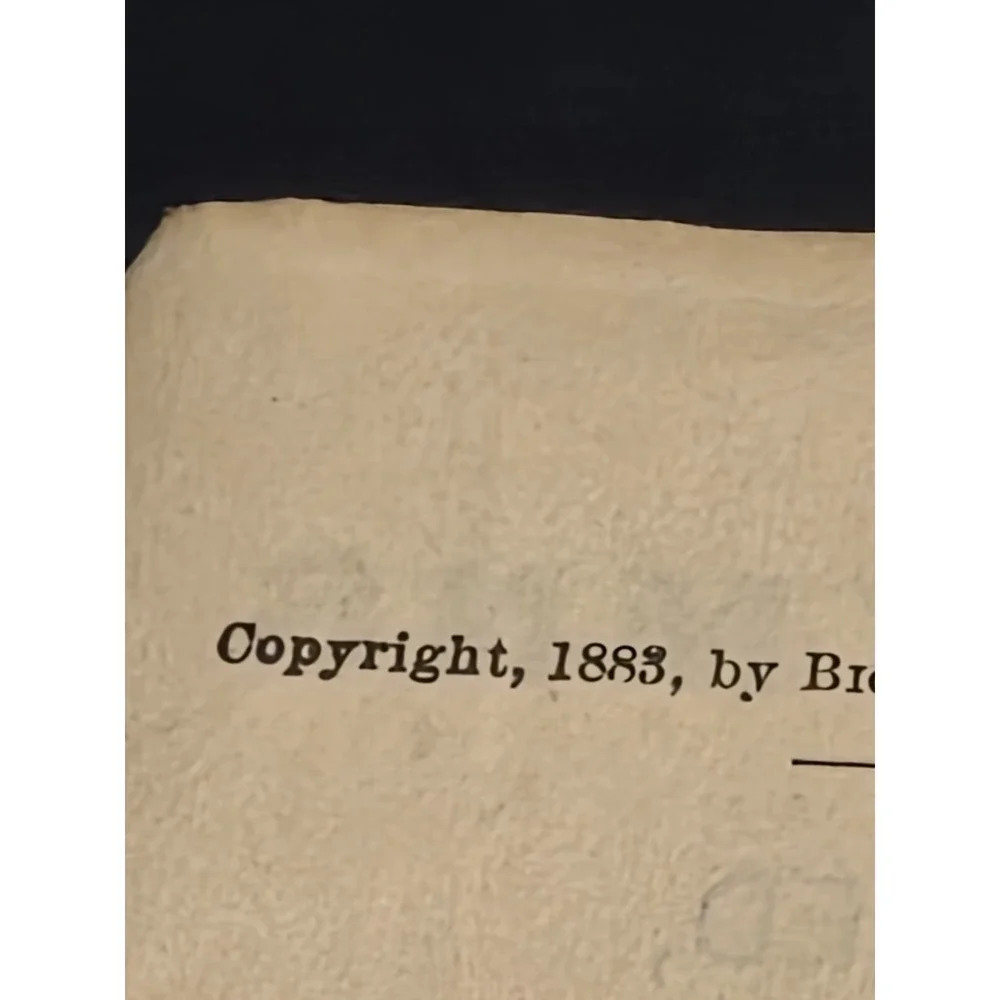 Antique 1885 Gospel Hymn Consolidate 1-4 Pocket Hymnal Song Book Christian Faith